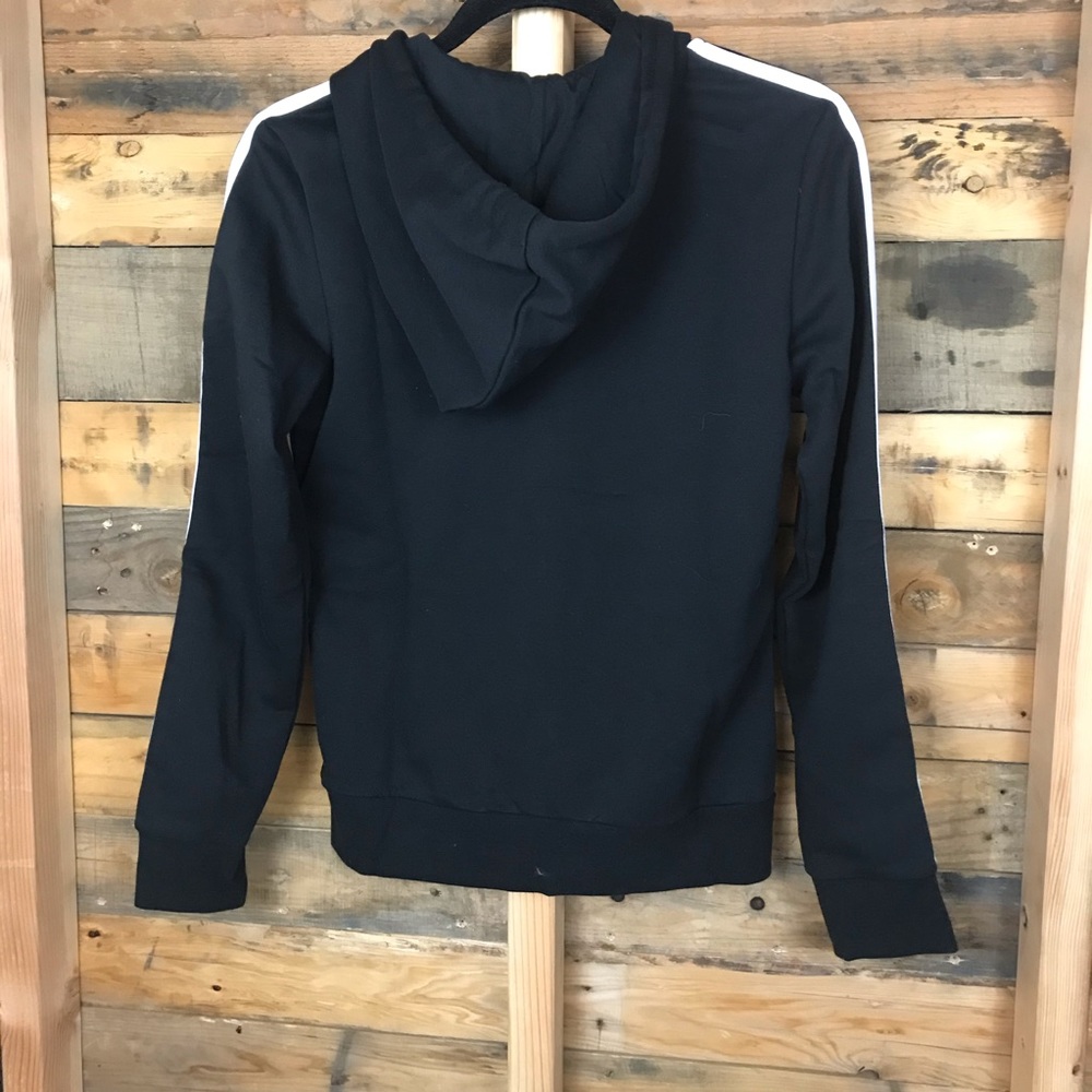 Adidas zip up hooded sweatshirt size small - Picture 2 of 8